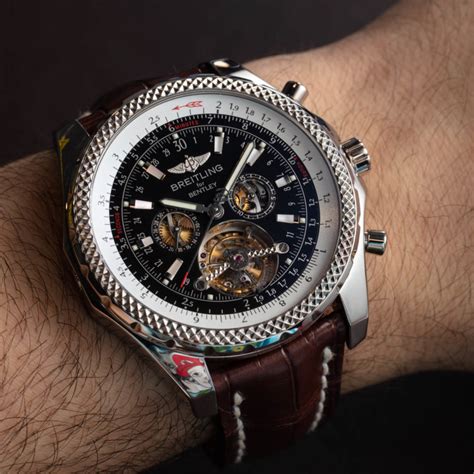 breitling bentley mulliner tourbillon leder weisses zifferblatt|breitling bentley mulliner.